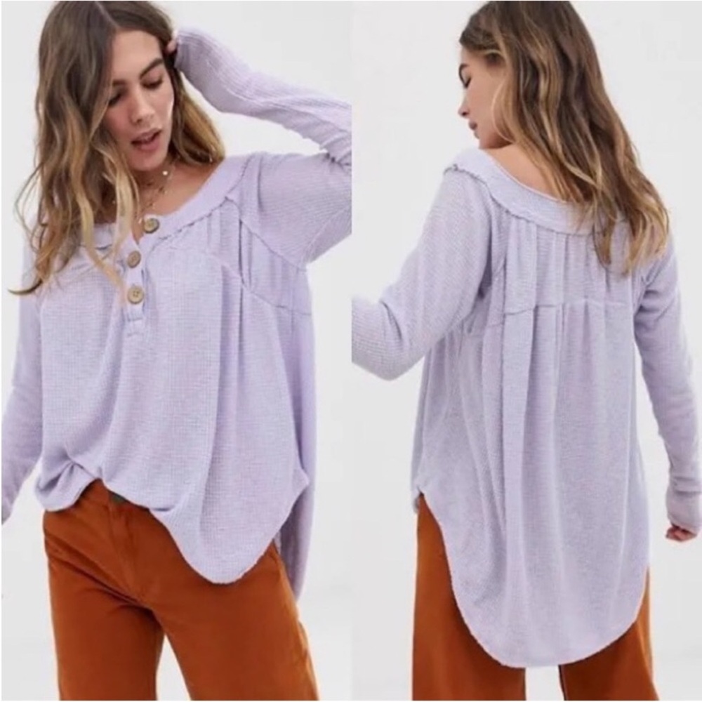 We The Free Must Have Lavender Waffle Knit